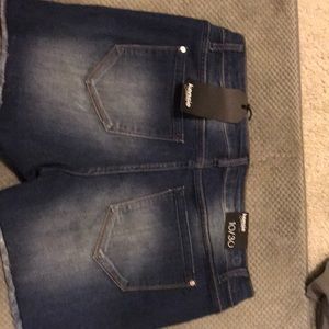 Woman’s denim shorts